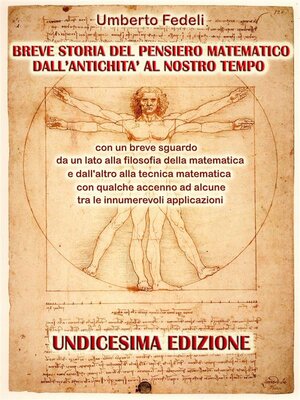 cover image of Breve storia del pensiero matematico dall'antichità al nostro tempo